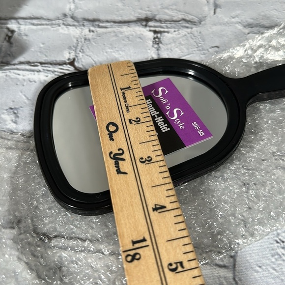 Soft N' Style Hand-Held Black Mirror (4 1/2"L X 3 3/4"W) 5 pack NEW - Picture 6 of 6